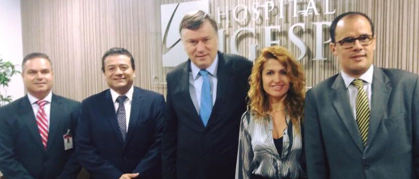 Hospital IGESP recebe a visita do presidente da OAB-SP